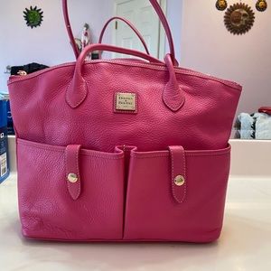 Bright pink Dooney and Bourke bag